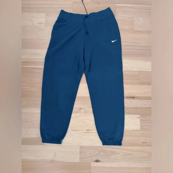 Nike women’s oversized high rise joggers elastic waist size XL Dark turquoise - Picture 3 of 11